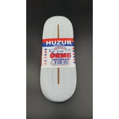 BEYAZ - 2CM PAÇA LASTİK YASSI GENİŞ 10MT (5468)