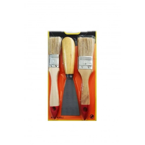 Boya Kestirme Fırça- Spatula Seti 3lü (5468)