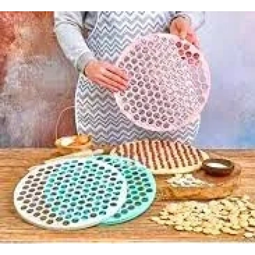 BÜYÜK - 32CM MANTI KALIBI PLASTİK (5468)