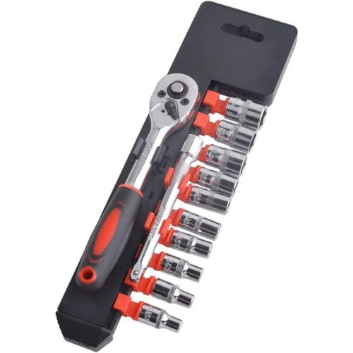 CR-V SOCKET SET 12 PARÇA  1/2 inç  VAKUMLU LOKMA SETİ (5468)