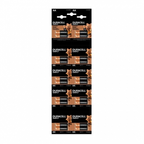 DURACELL KALEM PİL ALKALİN 20 PARÇA (5468)