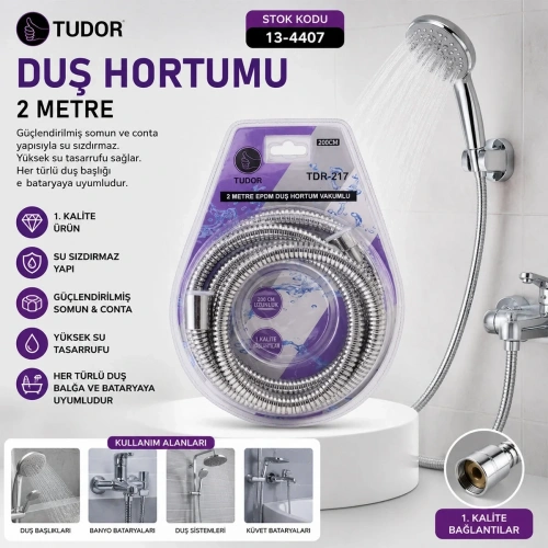 DUŞ HORTUMU 200CM VAKUMLU AMBALAJ (5468)