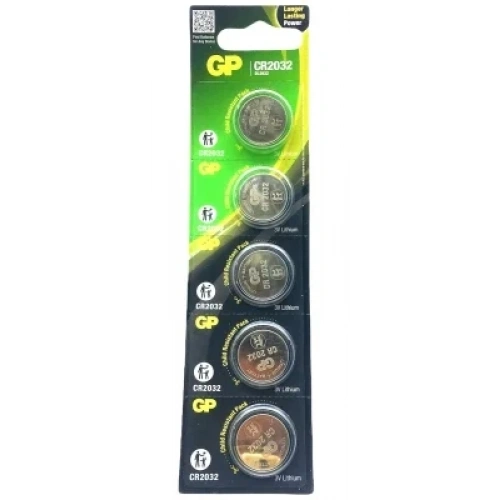 GP LITHIUM CR-2032-2CPU5 PARA PİLİ 3V 5Lİ KART (5468)