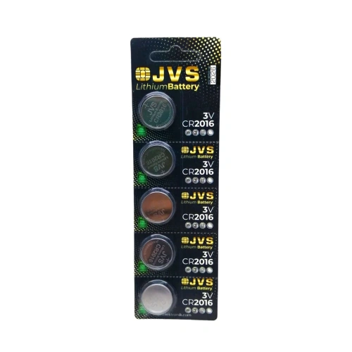 JVS CR2016 3V PARA PİLİ 5Lİ KART (5468)
