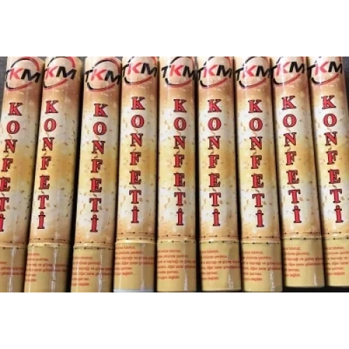 KONFETİ KARNAVAL METALİK RENKLİ 30CM (5468)