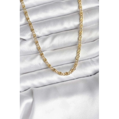 Mey İthalat® 14K Gold Renk Kaplama Zincir Model CM Kadın Kolye