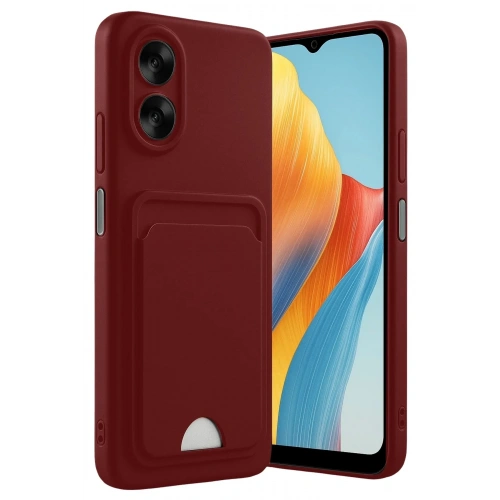 Mey İthalat®   A38 Kılıf Kelvin Kartvizitli Silikon - Bordo