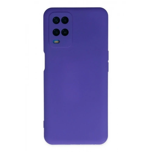 Mey İthalat®   A54 4G Kılıf Nano içi Kadife Silikon - Mor