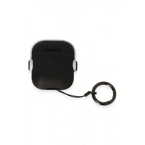 Mey İthalat®  Airpods 2 (2.nesil) Cool Kılıf - Siyah-Beyaz
