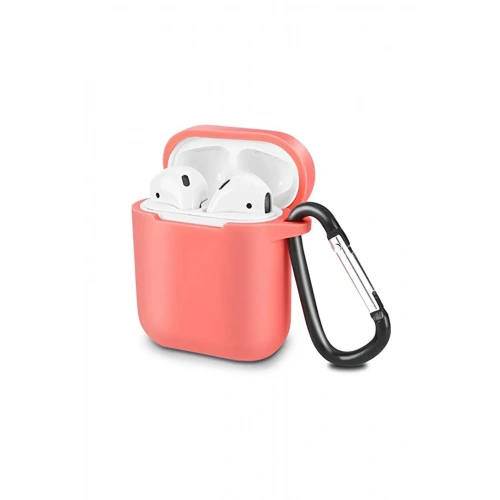 Mey İthalat®  Airpods 2 (2.nesil) Sert Silikon Kılıf - Fuşya