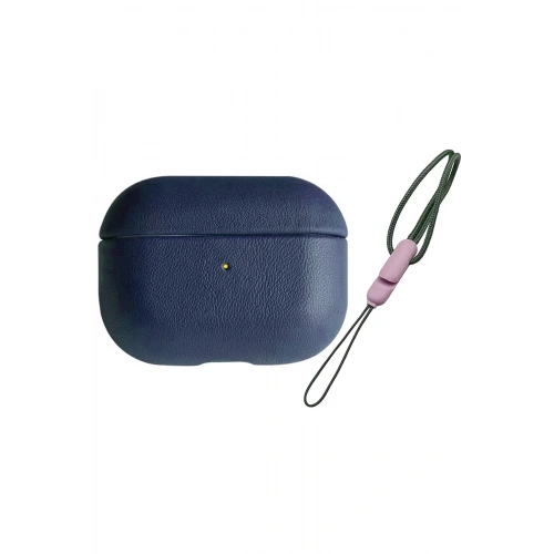 Mey İthalat®  Airpods 3 (3.nesil) 405 Deri Kılıf - Lacivert