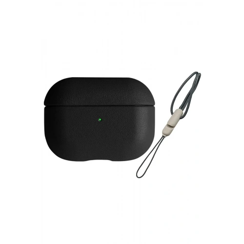 Mey İthalat®  Airpods 3 (3.nesil) 405 Deri Kılıf - Siyah