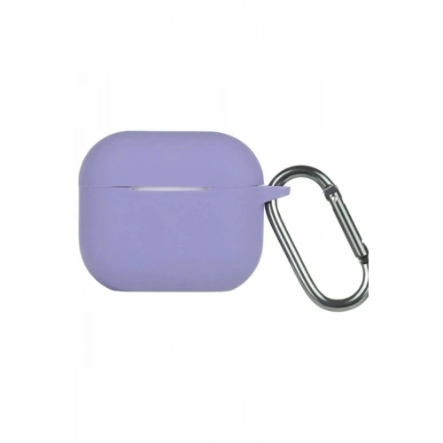 Mey İthalat®  Airpods 3 (3.nesil) Hang Kılıf - Lila