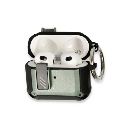 Mey İthalat®  Airpods 3 (3.nesil) Truva Kılıf - Yeşil