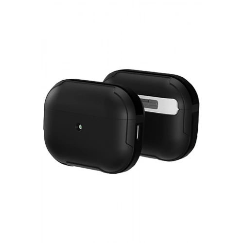 Mey İthalat®  Airpods Pro 2 (2.nesil) MO-A8 Armor Kılıf - Siyah