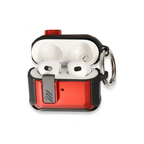 Mey İthalat®  Airpods Pro 2 (2.nesil) Truva Kılıf - Kırmızı