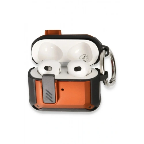 Mey İthalat®  Airpods Pro 2 (2.nesil) Truva Kılıf - Turuncu