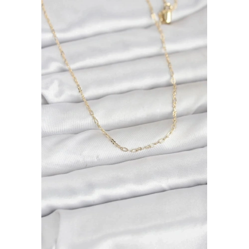 Mey İthalat® CM 14K Gold Renk 60 cm Zincirli Kadın Kolye