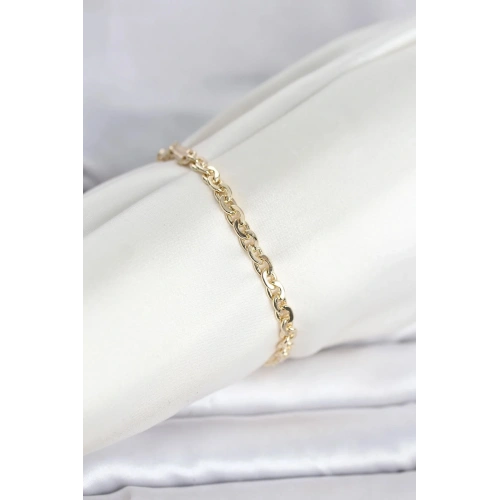 Mey İthalat® CM 14K Gold Renk Zincir Model Kadın Bileklik