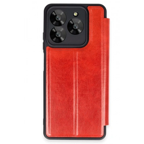 Mey İthalat®  General Mobile Era 50 Kılıf Flip Cover - Kırmızı