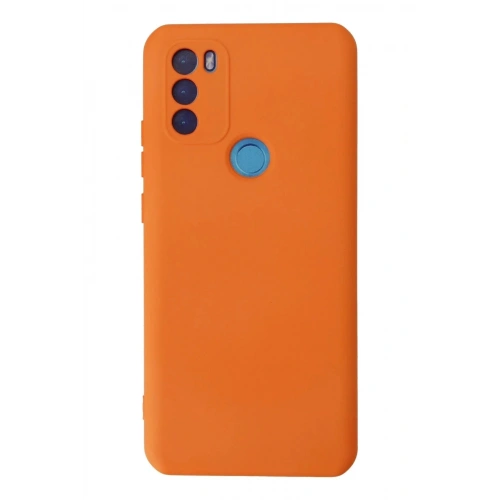 Mey İthalat®  General Mobile GM 21 Plus Kılıf Nano içi Kadife Silikon - Turuncu