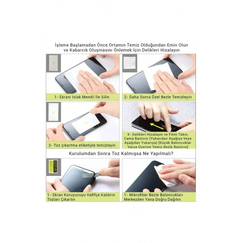 Mey İthalat®  General Mobile GM 21 Temperli Cam Ekran Koruyucu