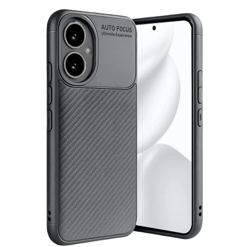 Mey İthalat®  Honor 400 Kılıf Auto Focus Karbon Kapak - Gri
