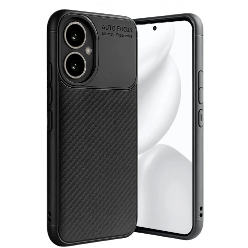 Mey İthalat®  Honor 400 Kılıf Auto Focus Karbon Kapak - Siyah