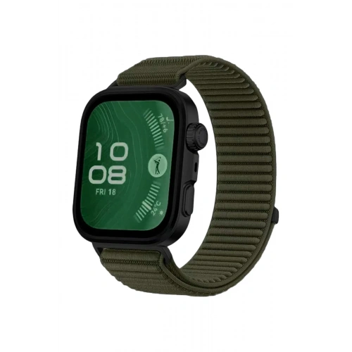 Mey İthalat®  Huawei Fit 4 Braid Kordon - Koyu Yeşil