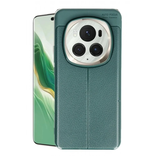 Mey İthalat®  Huawei Honor Magic 6 Pro Kılıf Auto Focus Kapak - Koyu Yeşil