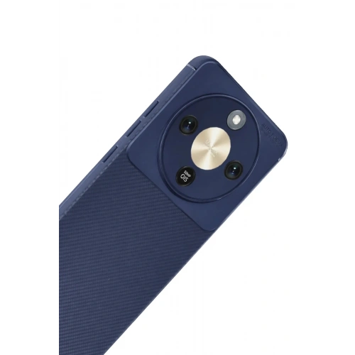 Mey İthalat®  Huawei Honor Magic 8 Lite Auto Focus Karbon Kapak - Lacivert