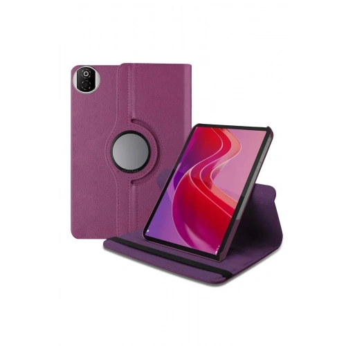Mey İthalat®  Huawei Honor Pad X7 360 Tablet Deri Kılıf - Mor