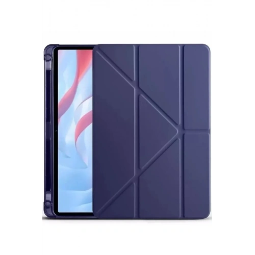 Mey İthalat®  Huawei Honor Pad X9A Kalemlikli Mars Tablet Kılıfı - Lacivert