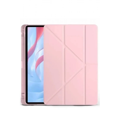 Mey İthalat®  Huawei Honor Pad X9A Kalemlikli Mars Tablet Kılıfı - Rose Gold
