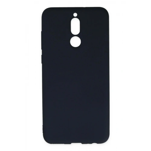 Mey İthalat®  Huawei Mate 10 Lite Kılıf Nano içi Kadife Silikon - Lacivert