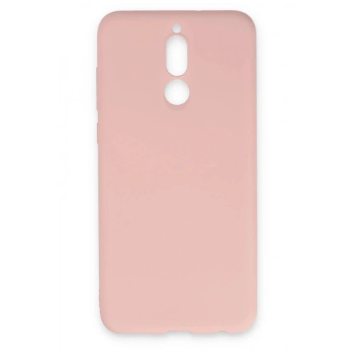 Mey İthalat®  Huawei Mate 10 Lite Kılıf Nano içi Kadife Silikon - Pudra