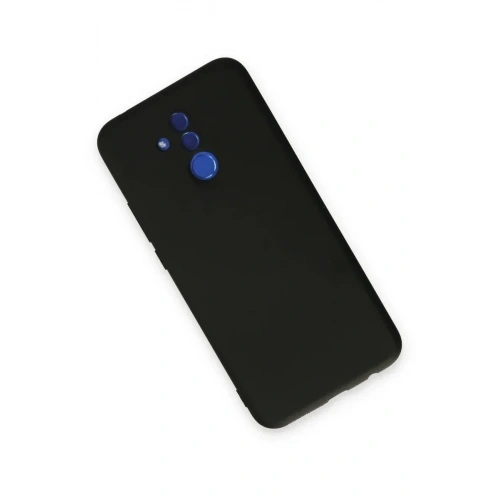 Mey İthalat®  Huawei Mate 20 Lite Kılıf Nano içi Kadife Silikon - Siyah