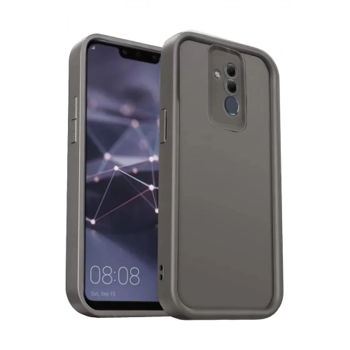 Mey İthalat®  Huawei Mate 20 Lite Kılıf Viera Silikon - Gri
