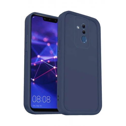 Mey İthalat®  Huawei Mate 20 Lite Kılıf Viera Silikon - Lacivert
