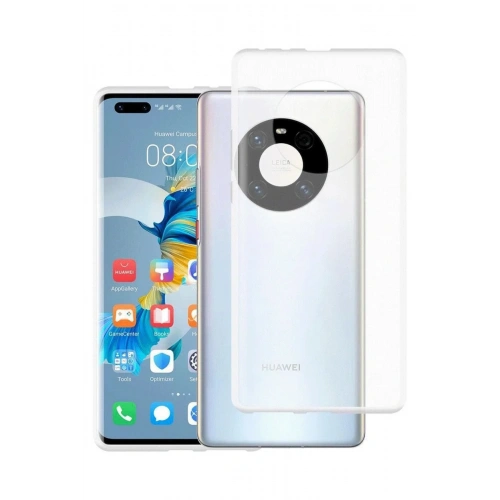 Mey İthalat®  Huawei Mate 40 Pro Kılıf Lüx Şeffaf Silikon