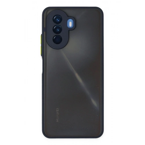 Mey İthalat®  Huawei Nova Y70 Kılıf Montreal Silikon Kapak - Lacivert