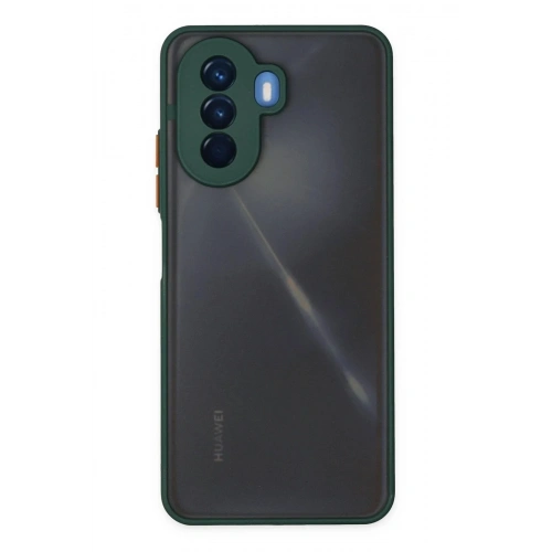 Mey İthalat®  Huawei Nova Y70 Kılıf Montreal Silikon Kapak - Yeşil
