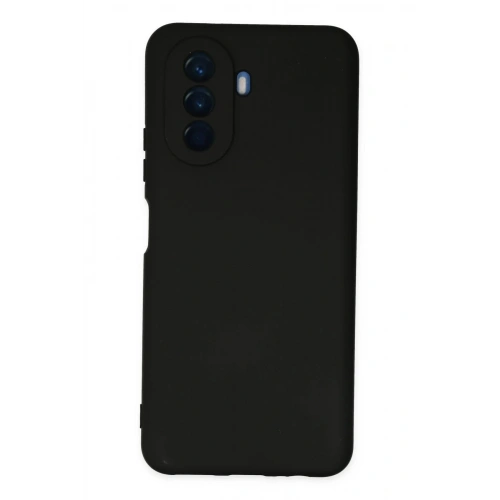 Mey İthalat®  Huawei Nova Y70 Kılıf Nano içi Kadife Silikon - Siyah