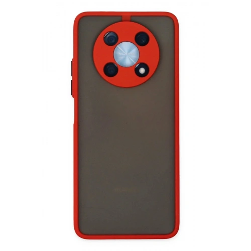 Mey İthalat®  Huawei Nova Y90 Kılıf Montreal Silikon Kapak - Kırmızı