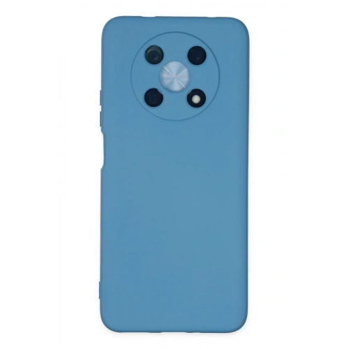 Mey İthalat®  Huawei Nova Y90 Kılıf Nano içi Kadife Silikon - Mavi