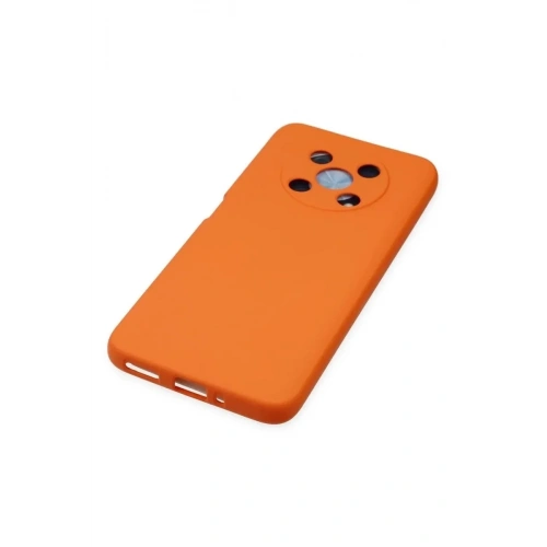Mey İthalat®  Huawei Nova Y90 Kılıf Nano içi Kadife Silikon - Turuncu