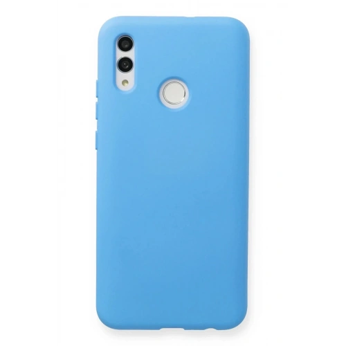Mey İthalat®  Huawei P Smart 2019 Kılıf Nano içi Kadife Silikon - Mavi