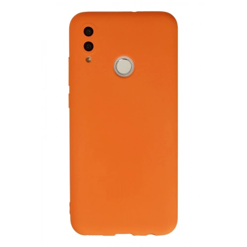 Mey İthalat®  Huawei P Smart 2019 Kılıf Nano içi Kadife Silikon - Turuncu