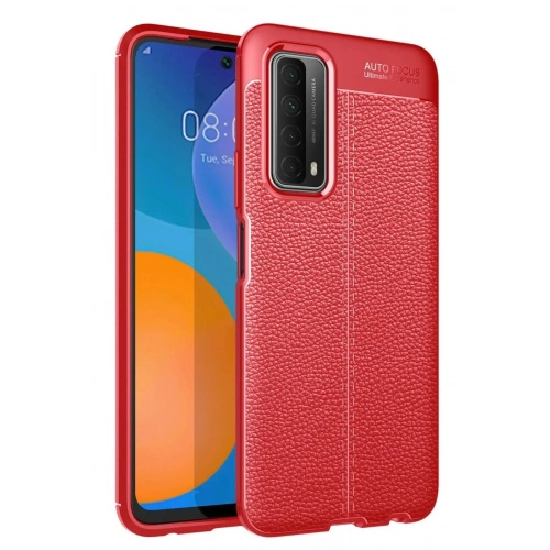 Mey İthalat®  Huawei P Smart 2021 Kılıf Auto Focus Kapak - Kırmızı