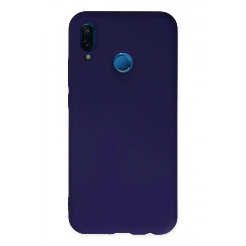 Mey İthalat®  Huawei P20 Lite Kılıf Nano içi Kadife Silikon - Mor